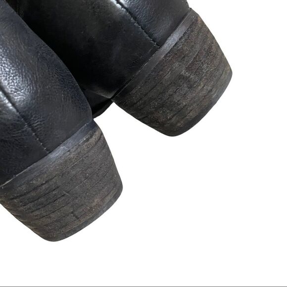 SEYCHELLES Leather Cut-Out Ankle Boots Black 9.5 - Picture 9 of 13